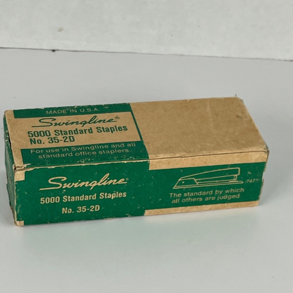 Vintage Swingline 5000 Standard Staples No. 35-2D Made in USA New Old Stock